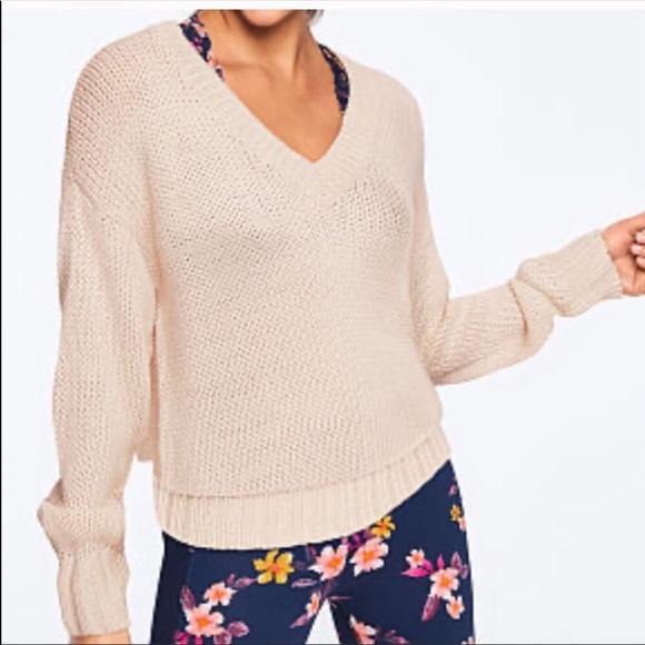 PINK Victoria's Secret Sweaters - Pink Victoria’s Secret Fishermen Crew Neck…